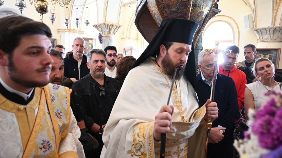 ⁣Holy Friday in Mykonos: Ομιλία π. Αλέξιου Παπαδόπουλου, Ι.Μ. Παναγίας Τουρλιανής [Video]