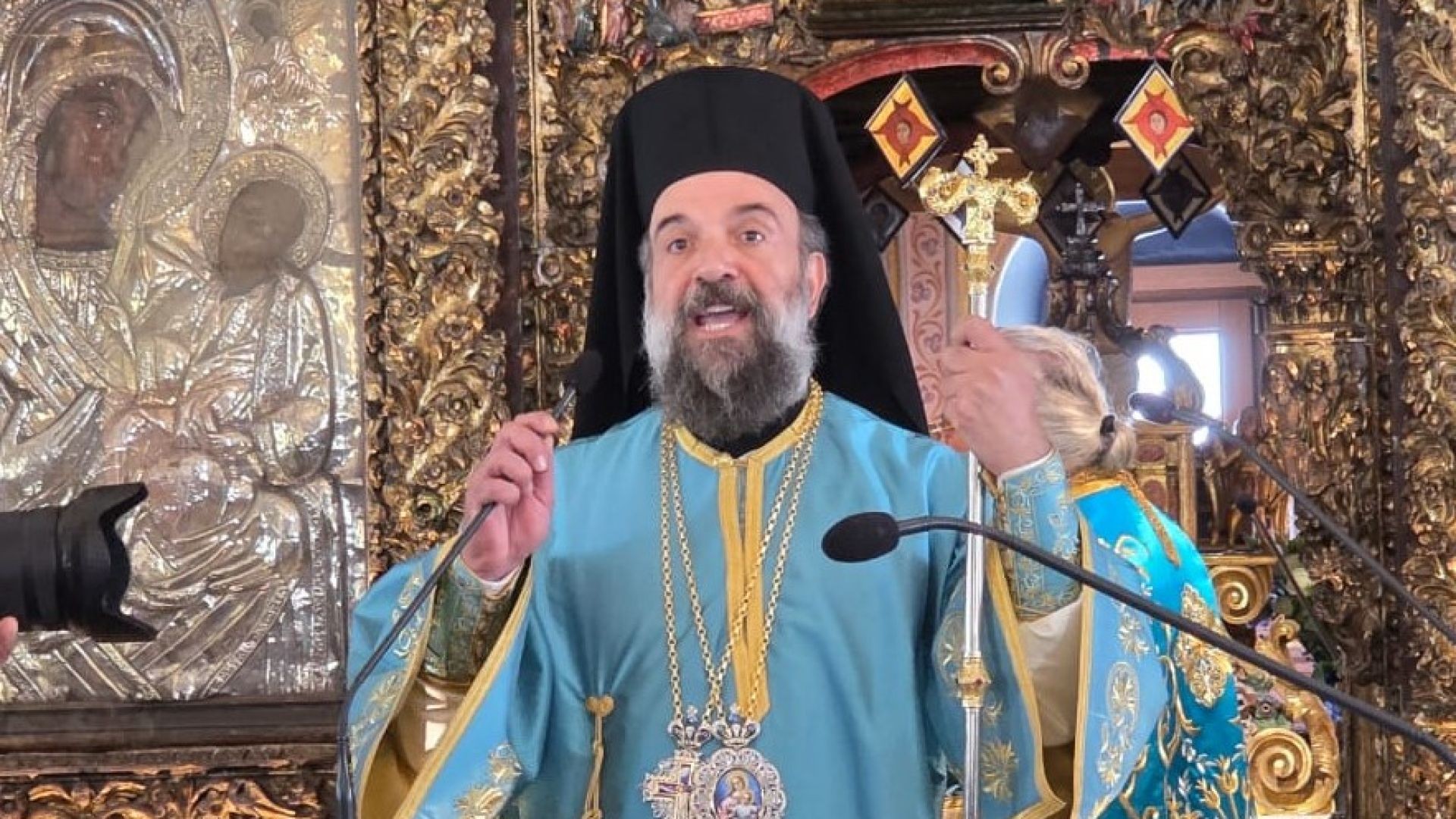 ⁣Σεβασμιώτατος Μητροπολίτης Θήρας, Αμοργού κ. Αμφιλόχιος για την  την Θεομητορική εορτή επι τη Αποδόσει της Κοιμήσεως της Θεοτόκου [Video]