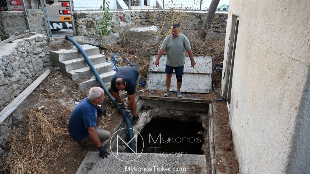 ⁣ΔΕΥΑ Μυκόνου: Προληπτικός καθαρισμός αντλιοστασίου λυμάτων στην Παραλία Αγίου Στεφάvoυ  [Video]