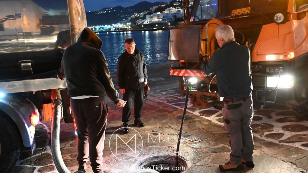 ΔΕΥΑ Μυκόνου: Καθαρισμός και συντήρηση φρεατίων και αντλιοστασίου λυμάτων στην Παραλία Χώρας Μυκόνου [Video]