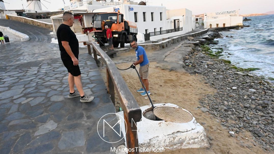 ⁣VIDEO: Η εβδομαδιαία «υδρομηχανική θωράκιση» που κρατά το δίκτυο λυμάτων της Αλευκάνδρας Μυκόνου σε Zero Overflow